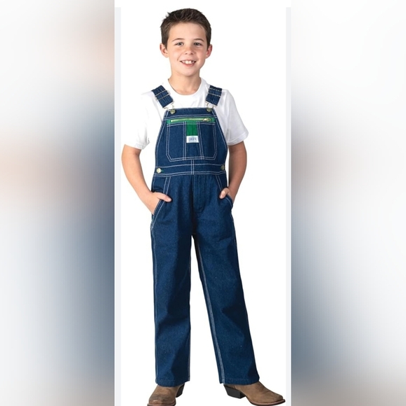 liberty Other - Liberty Boy's Blue Denim Bib Overalls Sz 7R-Outdoor Farm Life Casual Playwear